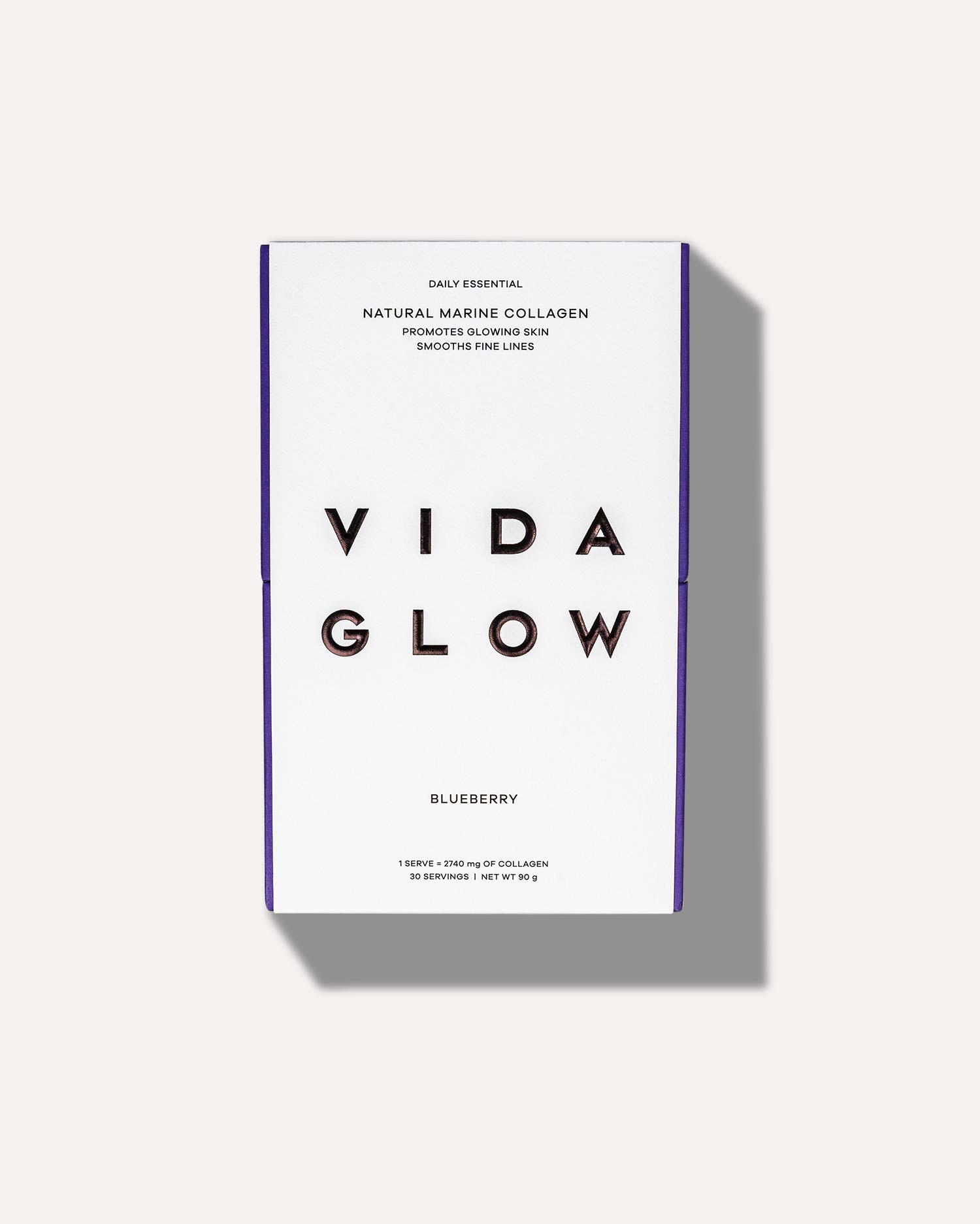 Vida-Glow-Natural Marine Collagen Sachets - Blueberry-Vida-Glow-Australia