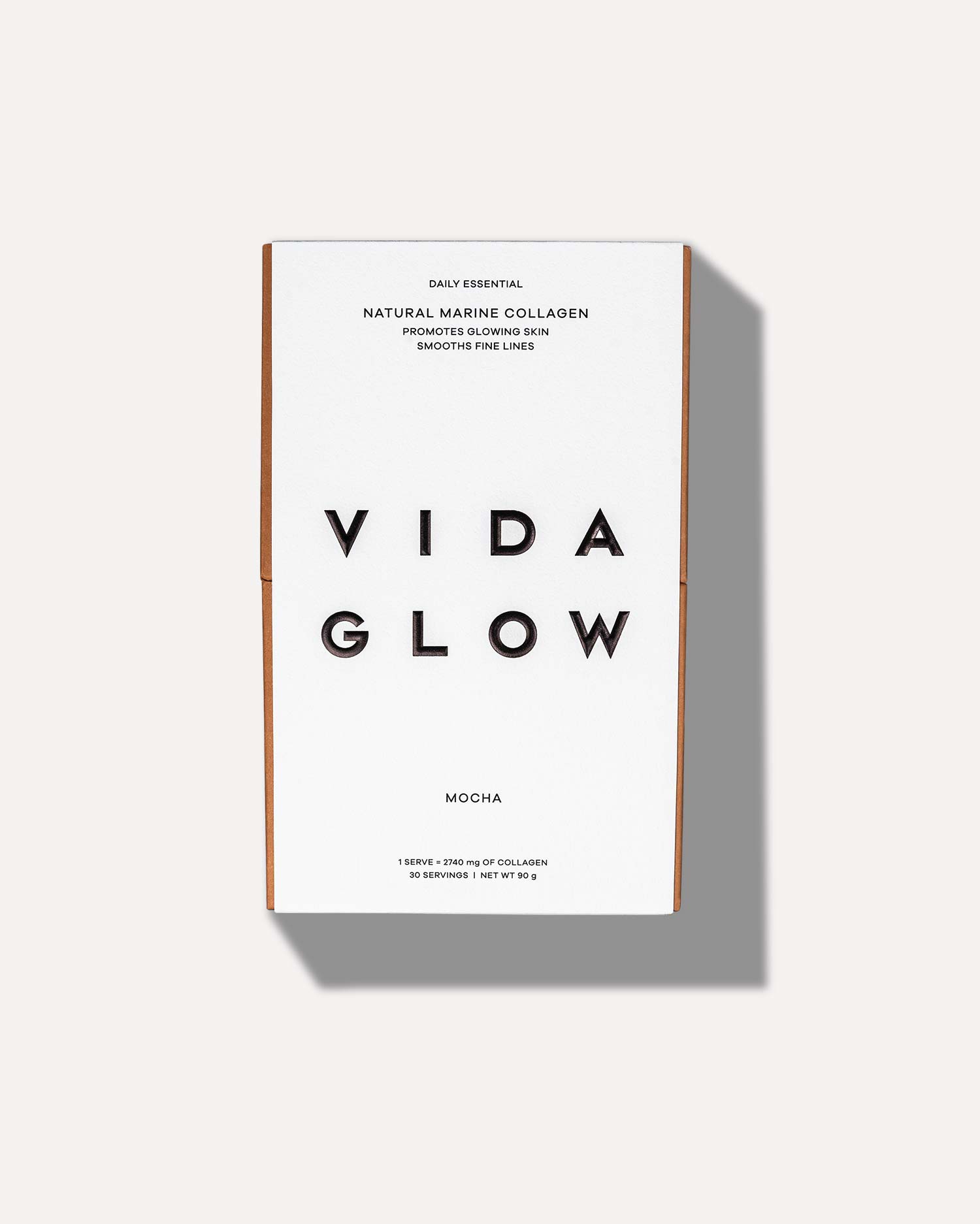 Vida-Glow-Natural Marine Collagen Sachets - Mocha-Vida-Glow-Australia