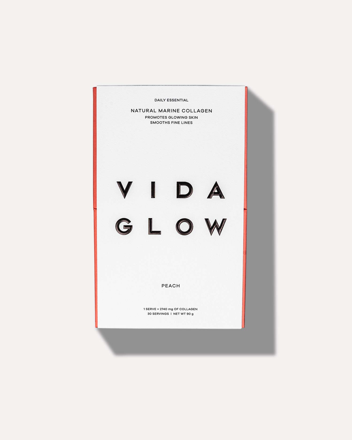 Vida-Glow-Natural Marine Collagen Sachets - Peach-Vida-Glow-Australia