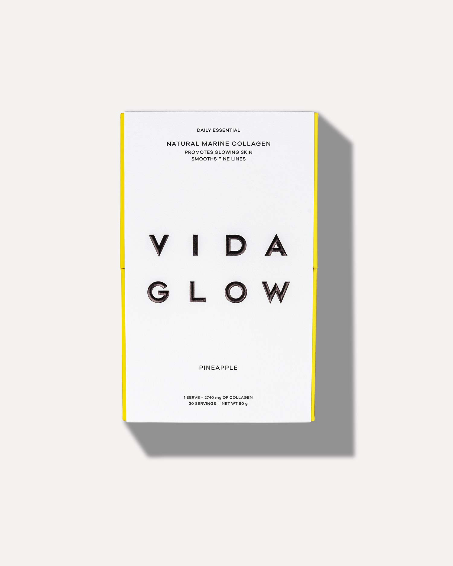 Vida-Glow-Natural Marine Collagen Sachets - Pineapple-Vida-Glow-Australia
